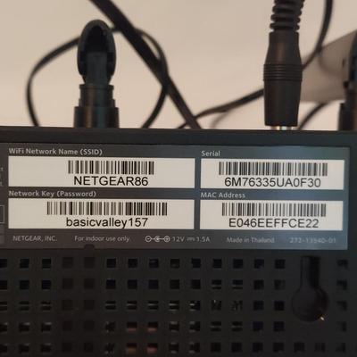 Netgear Router and Motorola Modem (PC-BBL)