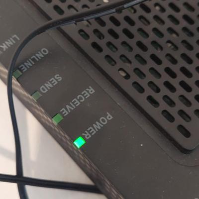 Netgear Router and Motorola Modem (PC-BBL)