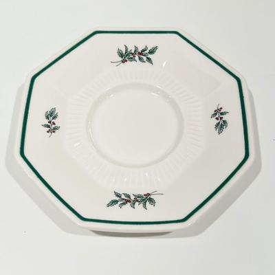 NIKKO ~ Christmastime ~ Footed Cup & Saucer Set ~ Set Of Twelve (12)