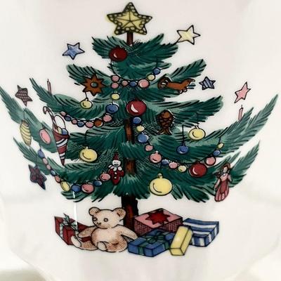 NIKKO ~ Christmastime ~ Footed Cup & Saucer Set ~ Set Of Twelve (12)