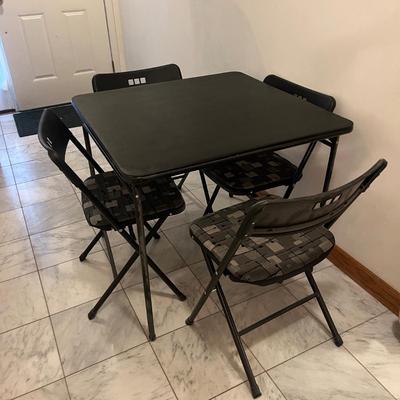 Four Folding Chairs & Table (PC-MG)