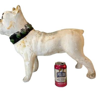 Vintage Chalkware Bulldog