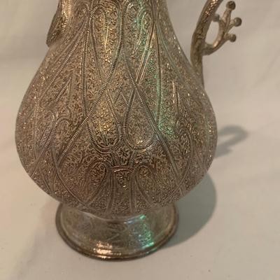 Ornate Silver Tea Set with Dragon & Snake Adornments (MB-HS)