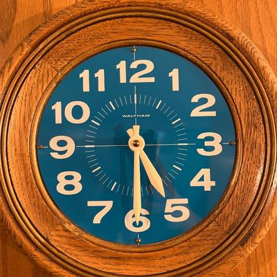 Waltham wall clock