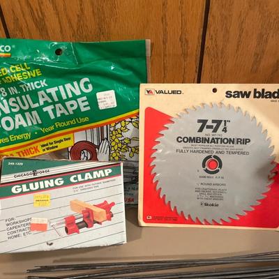 Stapler, Staples, miscellaneous workshop items