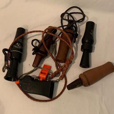 Decoys, Duck Calls, Monoculars, Antique Cast Iron Weights, & More (PB-HS)