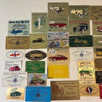 Vintage Car Club Badge Assortment