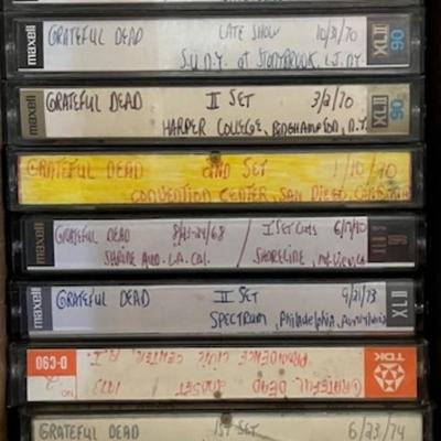 Grateful Dead Concert Cassette Tapes