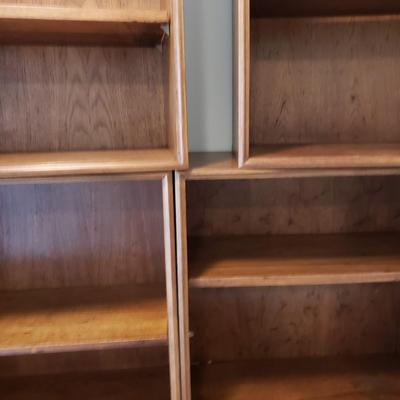 Mid Century Modern Twelve Piece Book Case and Cabinets (BD-KD)