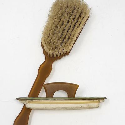 Antique Dupont Celluloid & Bakelite Brushes, Mirror & More