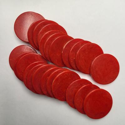 100 Piece Vintage Bakelite Poker Chips