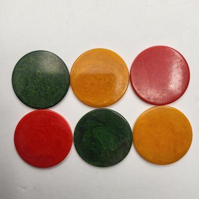 100 Piece Vintage Bakelite Poker Chips