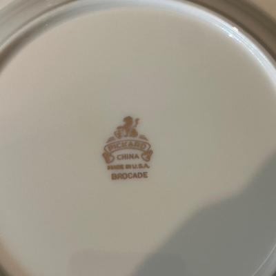 Pickard Brocade Pattern China Set 8+Person & Extras (O-MG)