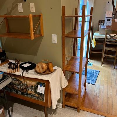 Pine Shelf Unit Plus Extra Shelf (K-RG)
