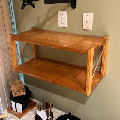 Pine Shelf Unit Plus Extra Shelf (K-RG)