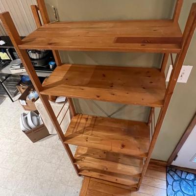 Pine Shelf Unit Plus Extra Shelf (K-RG)