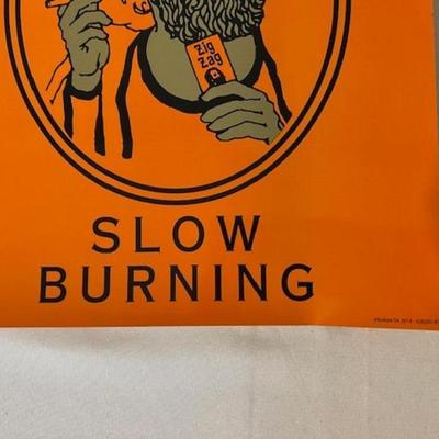 Zig-Zag French Orange Store Decals