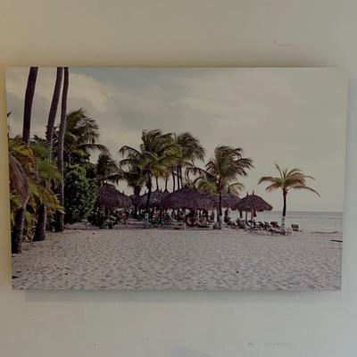 Aluminum Tikki Hut Beach Art (P-RG)