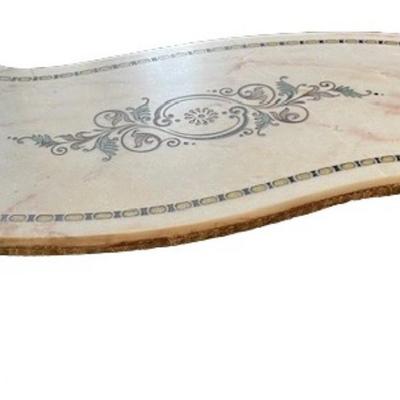 Mid-Century Venetian Inlaid Marble Coffee Table