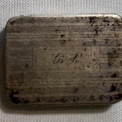 Vintage Tiffany Sterling Silver Pill Box [28.02g]