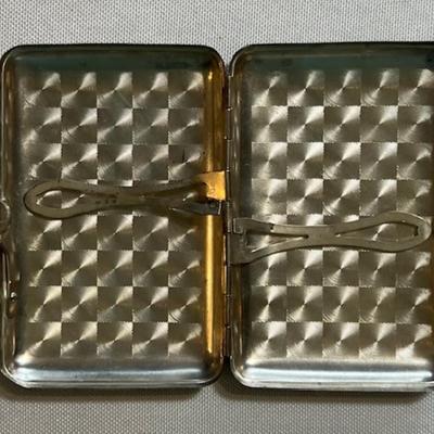 Marked Sterling Silver Cigarette Case [40.39g]