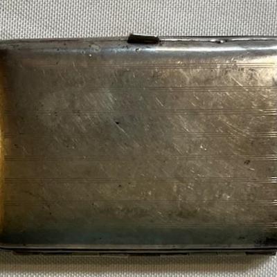 Marked Sterling Silver Cigarette Case [40.39g]