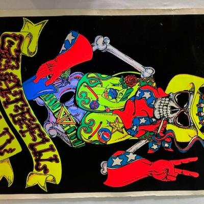 Grateful Dead Black Light Poster