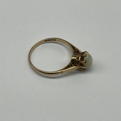 Antique 14k Ladies Opal Ring