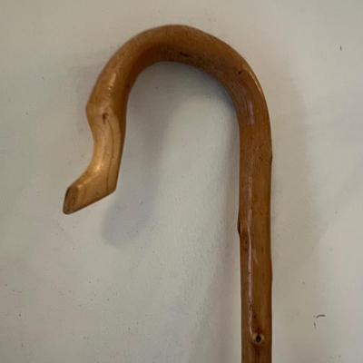 Shepherd’s Crook/Stick & Rustic Merlos Walking Cane (P-RG)