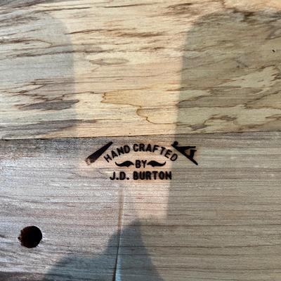 J.D. Burton Handmade Wooden Lazy Susan & Cutting Board (O-MG)