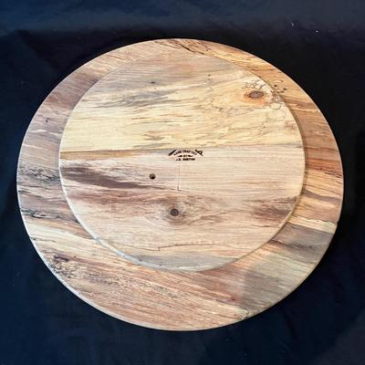 J.D. Burton Handmade Wooden Lazy Susan & Cutting Board (O-MG)