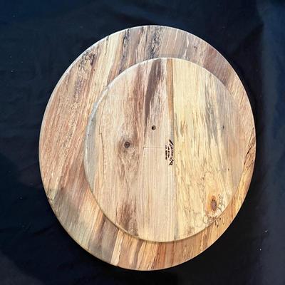 J.D. Burton Handmade Wooden Lazy Susan & Cutting Board (O-MG)