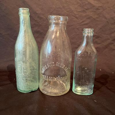 P.Henschel Seltzer Bottles & Milk & Other Bottles (LR-MG)