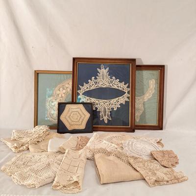Framed Doiley, Lace Collar, and More (D-DZ)