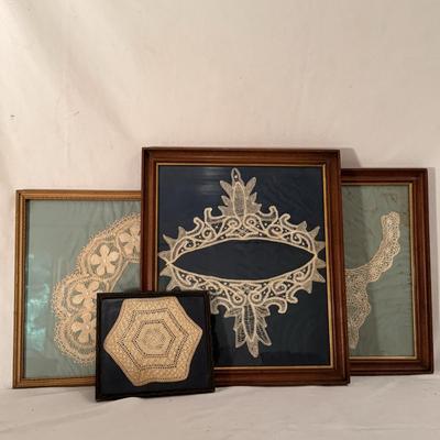 Framed Doiley, Lace Collar, and More (D-DZ)