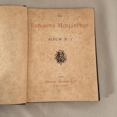 Les Estampes Miniatures Album No. 3 and 8 (D-DZ)