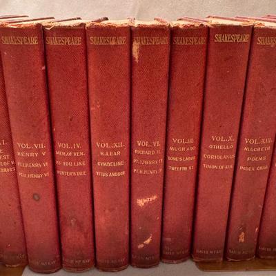 Antique Shakespeare Books (D-DZ)