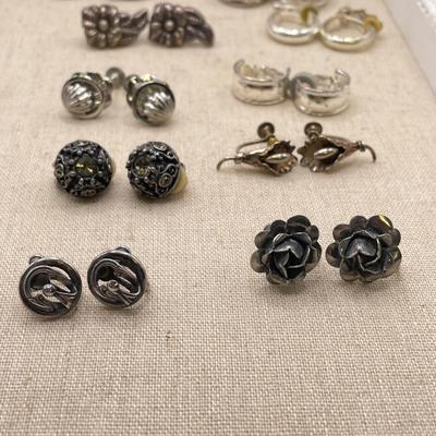 Classic Sterling Clip Earrings (ST-SS)