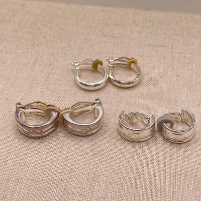 Classic Sterling Clip Earrings (ST-SS)