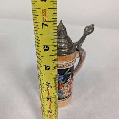 Vintage German Lidded Beer Stein
