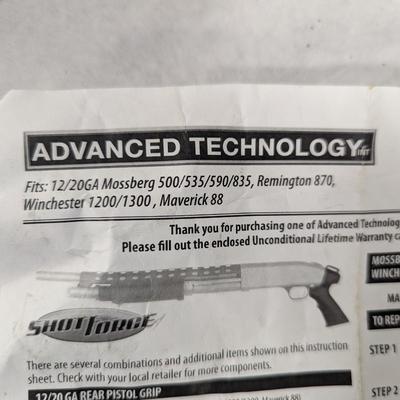 Rear Pistol Grip Fits Mossberg, Remington, Winchester, And Maverick