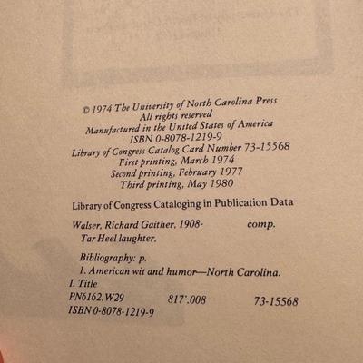 North Carolina Themed Books (D-DZ)