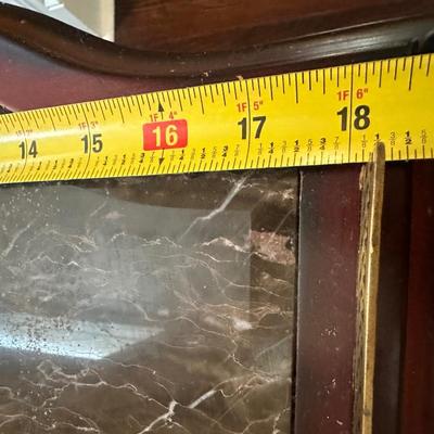 BOMBAY CO. Marble Top Side Table (See Description)