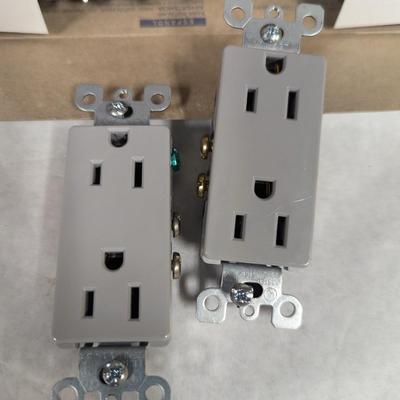 50 - Leviton 5325-GY Receptacles