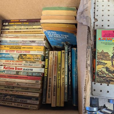 Vintage Western Paperback Books Lot A