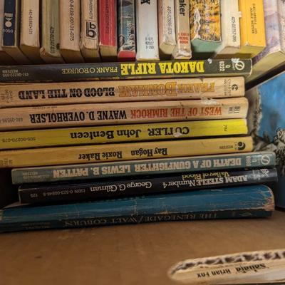 Vintage Western Paperback Books Lot A