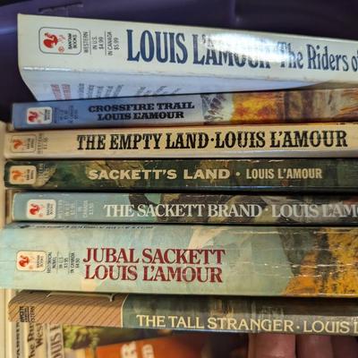 Vintage Western Paperback Books Zane Grey's Louis Lamour Lot C