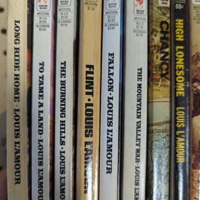 Vintage Western Paperback Books Zane Grey's Louis Lamour Lot C