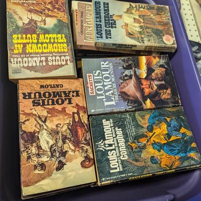 Vintage Western Paperback Books Zane Grey's Louis Lamour Lot C