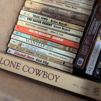 Vintage Western Paperback Books Lot D